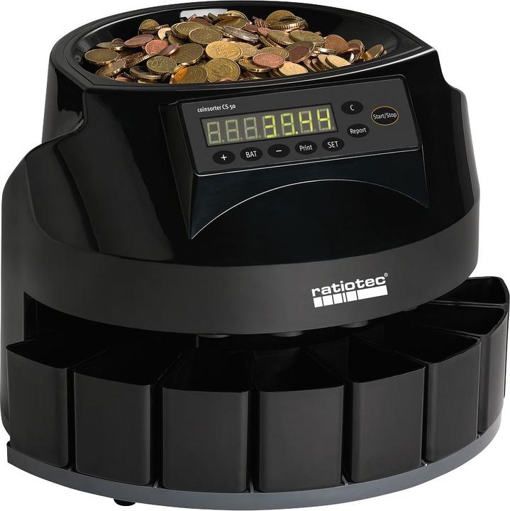 ratiotec Münzzähl- und Sortiermaschine CS 50 (Münzzähler)