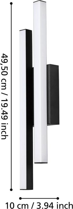 Actual product image EGLO LED wall light (1100 lm, IP55)