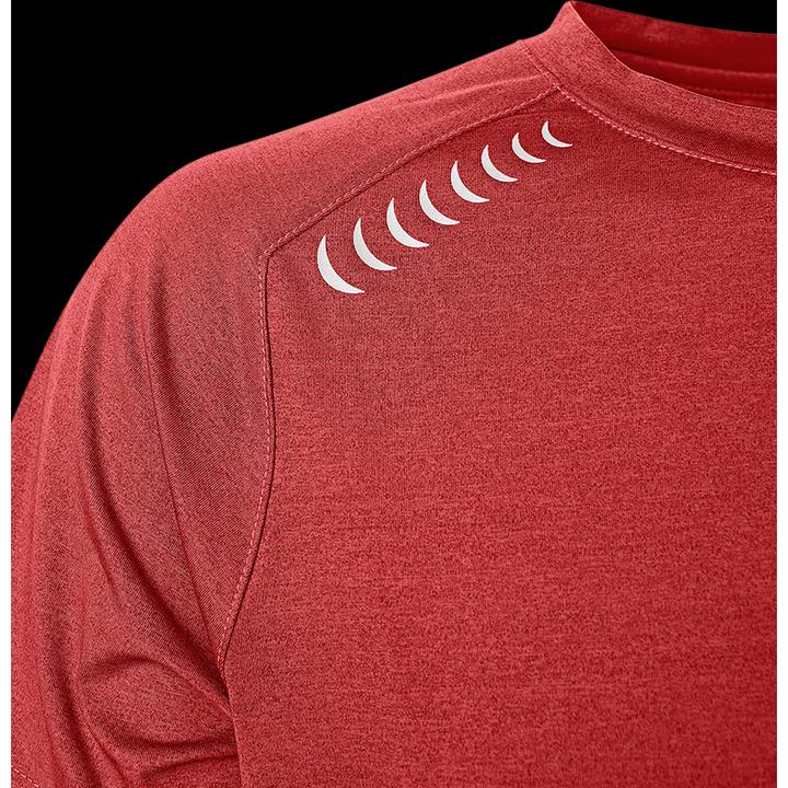 Actual product image Magni T-shirt Quick Dry bordeaux/black mottled size L Fortis Elements (L)