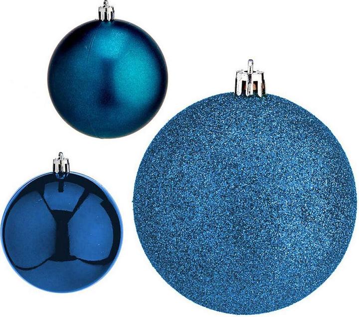 Image du produit Krist+ Set de boules de Noël Bleu Plastique 7 x 8 x 7 cm (12 pièces) (12 -pièce)