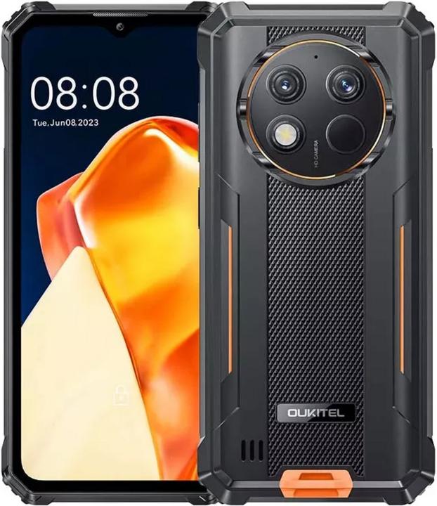 Oukitel Smartphone WP28S 4/128 10600mAh DS. Orange (128 Go, Orange, 6.52", Double SIM, 13 Mpx)