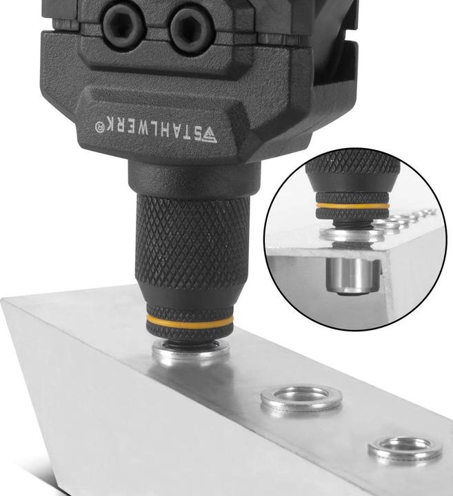 Actual product image Stahlwerk Rivet nut set 500-piece threaded rivets Rivet sleeves Threaded mandrels