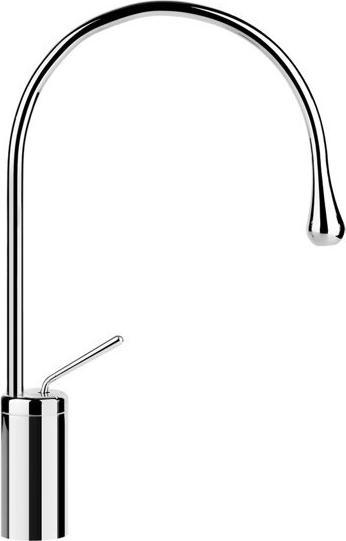 Gessi Goccia washbasin single lever mixer high version, with spout radius 125 mm, without pop-up was