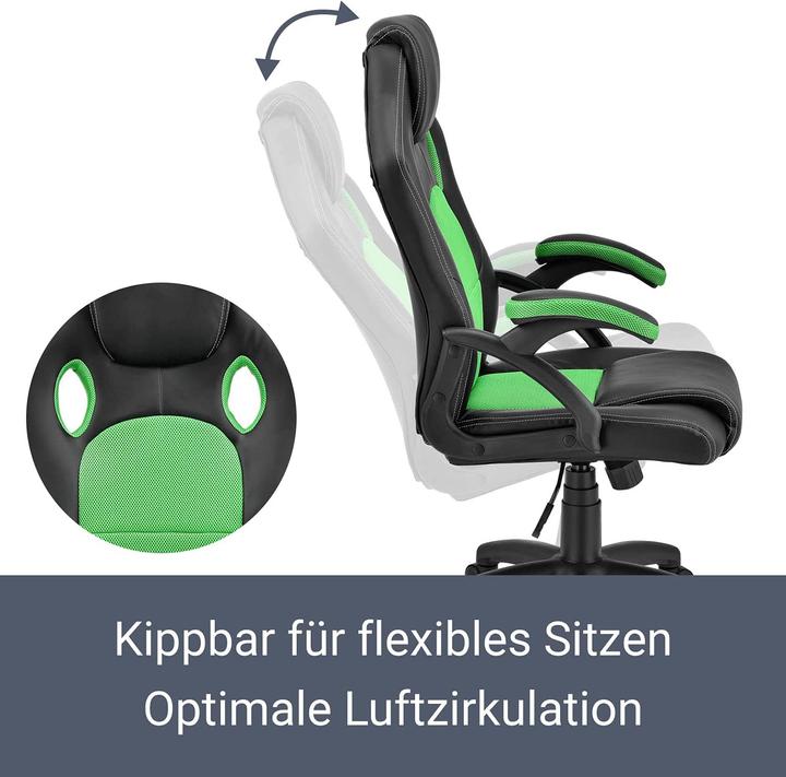 Image du produit Juskys Chaise de bureau Racing