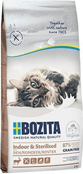 Image du produit Bozita Cat Indoor & Sterilised Sans Céréales Renne (Adulte, 1 pcs, 2000 g)