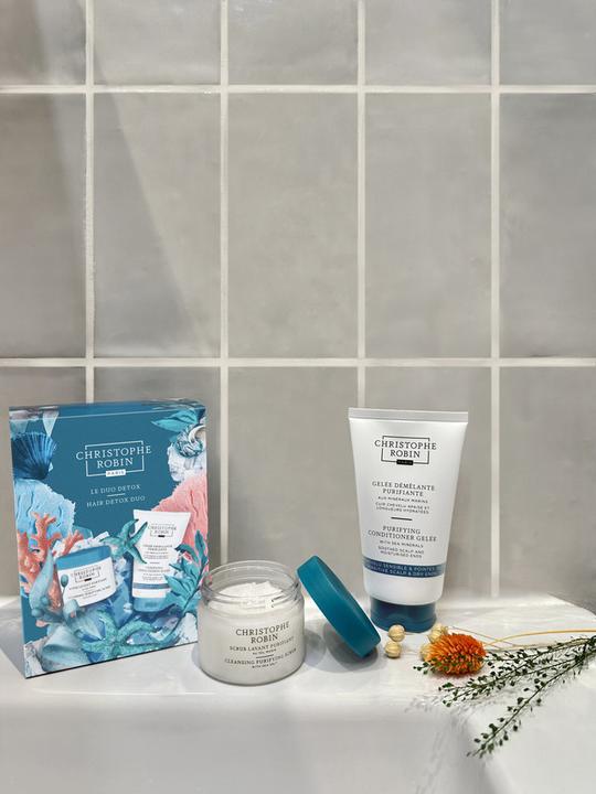 Actual product image Christophe Robin Duo Détox (75 ml, Liquid shampoo)