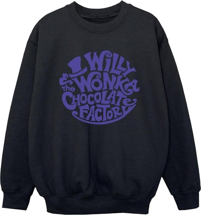 Willy Wonka & the Chocolate Factory Typed Logo Sweatshirt Jungen