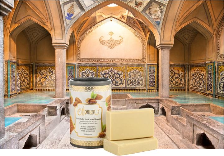 Immagine prodotto Natura Punto 2 barre di sapone di palazzo miele e mandorle (Sapone duro)