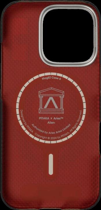 Actual product image Pitaka Aries Tactile Tactile Woven Case (Apple iPhone 16 Pro Max)