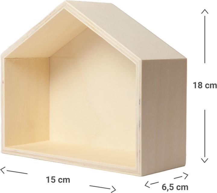Image du produit Natura Punto Crèche de Noël en bois naturel, 6 personnages