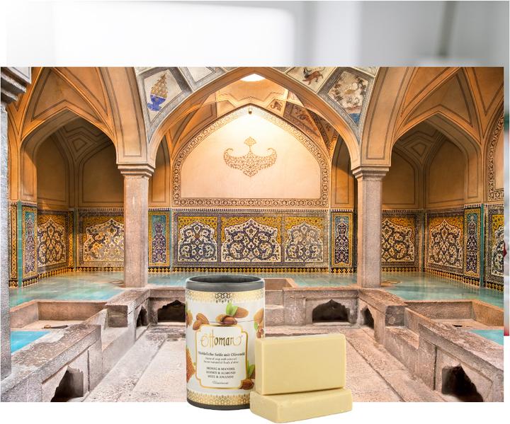 Immagine prodotto Natura Punto 2 barre di sapone di palazzo miele e mandorle (Sapone duro)