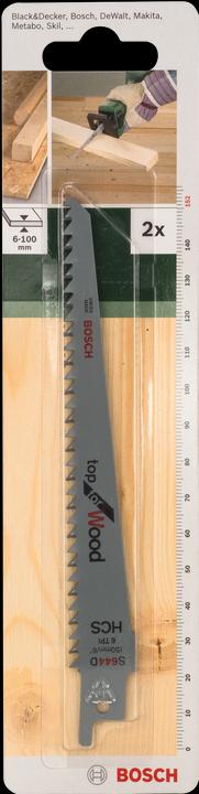 Immagine prodotto Bosch Zubehör Säbelsägeblatt HCS, S 644 D Top for Wood
