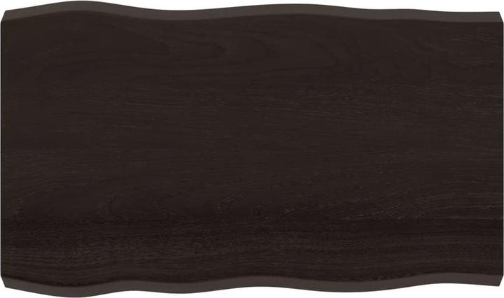 Produktbild VidaXL Tischplatte 100x60x6 cm Massivholz Eiche Behandelt (100 x 60 x 6 cm)