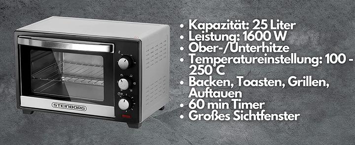 Produktbild Steinborg Minibackofen