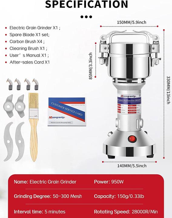 Produktbild Moongiantgo Getreidemühle
