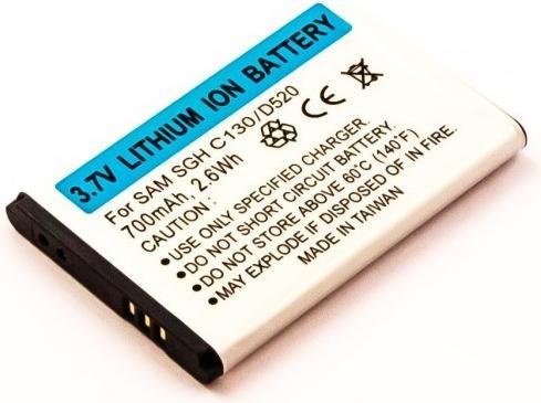 Actual product image Samsung Akku SGH C130, D520
