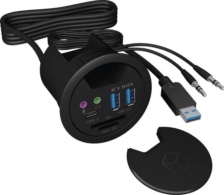 Produktbild Icy Box IB-Hub1404A (USB-A, 3 Ports)