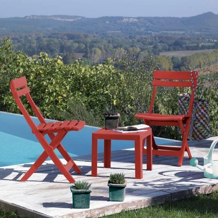 Image du produit Grosfillex Miami Table basse 40x40cm H:35cm en résine
