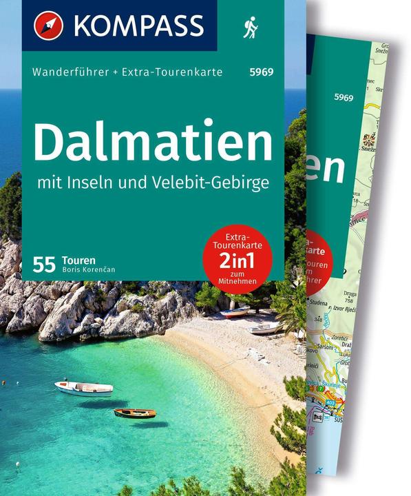 Produktbild Wanderführer Dalmatien mit Inseln, Velebit-Gebirge und Plitvicer Seen, 55 Touren mit