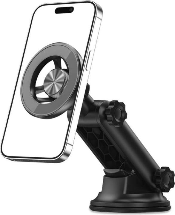 Actual product image Tech-Protect N54 car phone holder with MagSafe on the dashboard - black