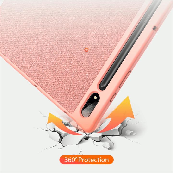 Actual product image Dux Ducis Domo Series Leather Book Cover Case (Galaxy Tab S10 Ultra, Galaxy Tab S9 Ultra, Galaxy Tab S8 Ultra)