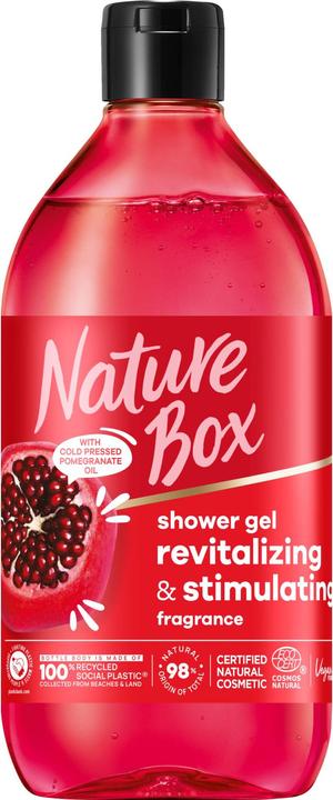 Nature Box Revitalising Shower Gel with Pomegranate Oil (385 ml)
