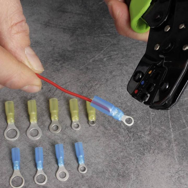 Actual product image Quadrios 23C523 Ring cable lug Cross-section (max.)=2.5 mm² Hole-Ø=6.5 mm Partiso