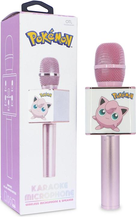 Image du produit OTL Microphone Pokémon Jigglypuff Karaoké Rose