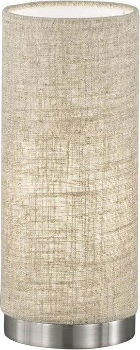 Image du produit Fischer & Honsel Honsel Thor Lampe de table E14 Abat-jour tissu sable lin nickel 50496 (E14)