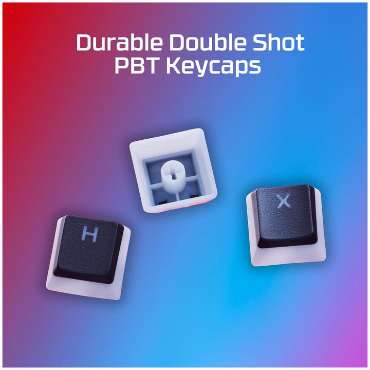 Image du produit HyperX Pudding Keycaps 2 Full 112 PBT Key Set - Black (US Layout) 7G8K1AA