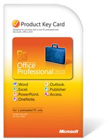 Produktbild Microsoft Office Professional 2010 (1 User)