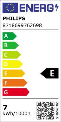 Energy Label Philips Lamp (E14, 6.50 W, 806 lm, 1 x, E)