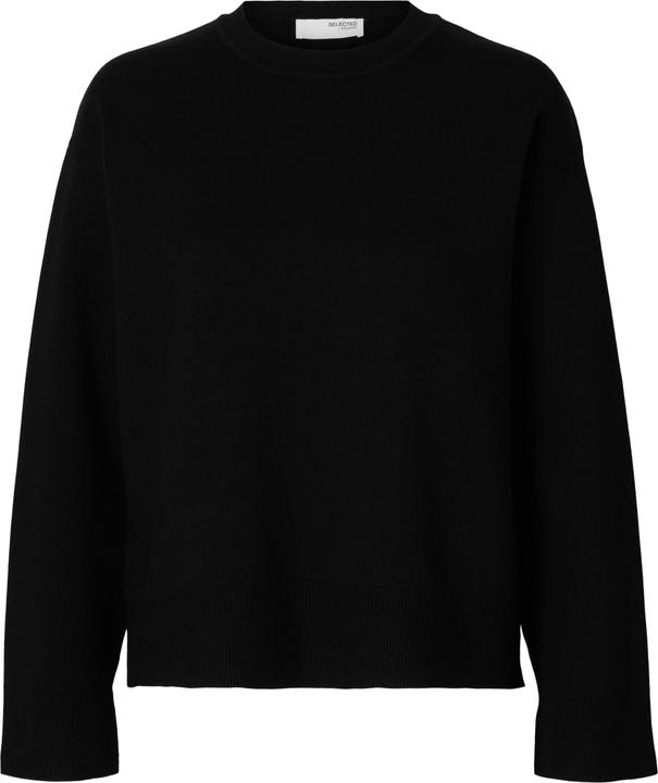 Selected Femme Slfkamma Ls Knit O-Neck