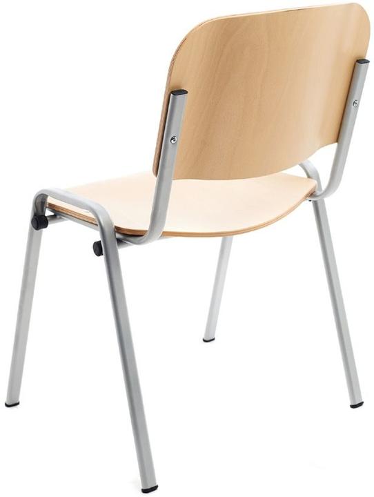Actual product image Rocada 4 visitor chairs 974VE beech wood