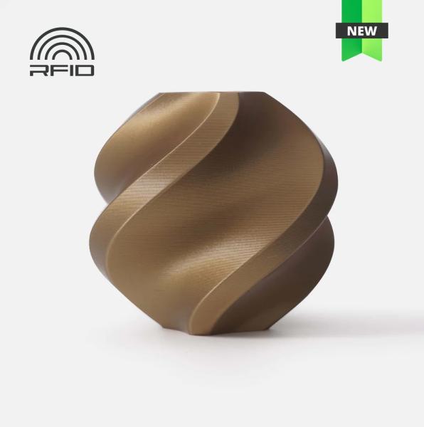 Produktbild Bambu Lab PLA Basic Refill - Bronze - 1.75mm (PLA, 1.75 mm, Bronze)