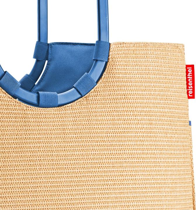 Produktbild reisenthel Einkaufskorb loopshopper L Frame Raffia Blue