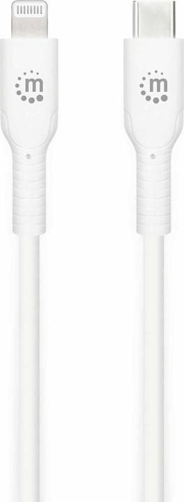 Actual product image Manhattan USB-C to Lightning Sync/Charging Cable (0.50 m, USB 4.0)