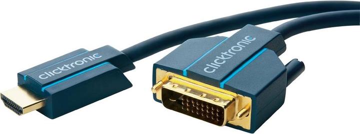 Produktbild clicktronic HDMI (Typ A) — DVI (5 m, DVI, HDMI)