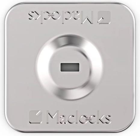 Actual product image Maclocks Extra 3M plate