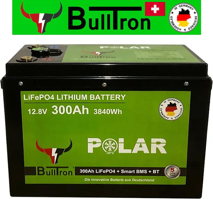Image du produit Bulltron 12/300 Polar (12.80 V, 300 Ah)