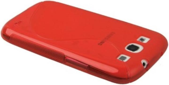 Produktbild König Design TPU Schutzhülle für Samsung Galaxy S3 i9300 / i9305 / S3 NEO i9301 Transparent Rot (Samsung Galaxy S3 Neo, Samsung Galaxy S3)