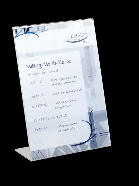 Actual product image Durable Presentation stand A4,transparent (A4)