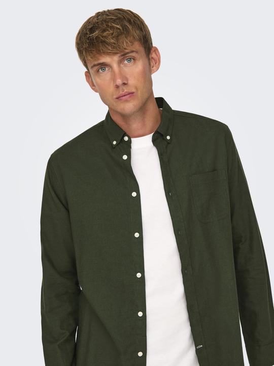 Immagine prodotto Only & Sons Vestibilità regolare camicia colletto camicia camicia camicia (XL)