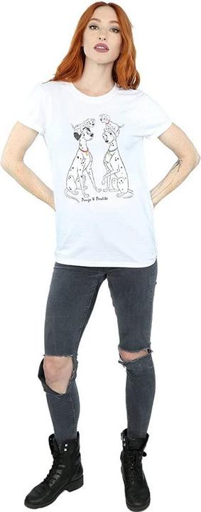 Immagine prodotto 101 Dalmatians Maglietta da donna/ragazzo in cotone Pongo And Perdita (S)