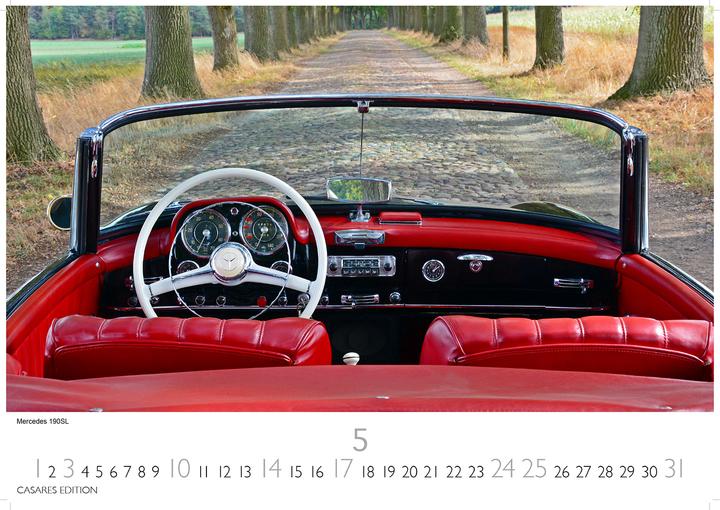 Produktbild Mercedes Classic Cars 2026 L 35x50cm (35 x 50 cm, Deutsch)