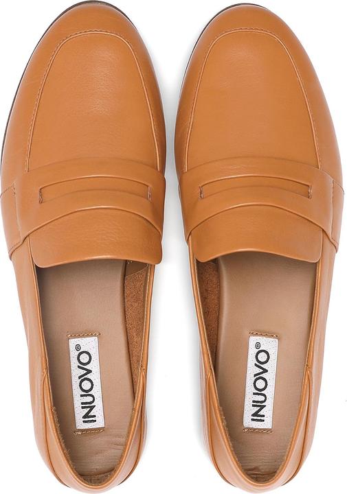 Actual product image Inuovo Super lightweight and beautiful slip-on shoe made from high-quality leather. The front of the (41)