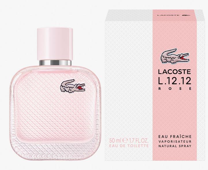 Actual product image Lacoste L12.12 ROSE EAU FRAICHE EDT 50 ML (Eau fraîche, 50 ml)