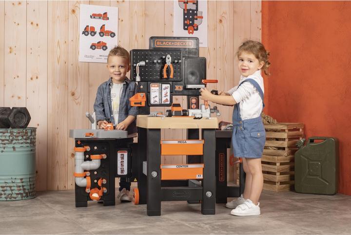 Productafbeelding Smoby Black+Decker Mega Werkbank Centrum 7600360726