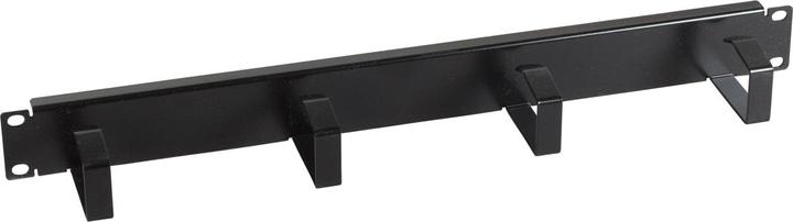 Actual product image EFB Elektronik 1U cable management panel, 4 brackets, steel RAL9005