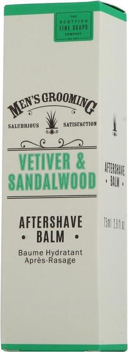 Immagine prodotto Scottish Fine Soaps Toelettatura per uomo Vetiver e legno di sandalo (Balsamo dopobarba, 75 ml)